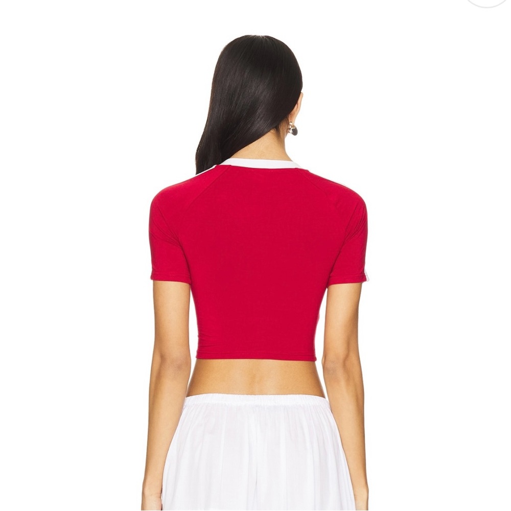 Revolve Red Crop Top - Picture 3 of 7